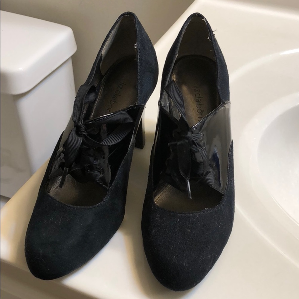 Tie-Up Bootie Heels